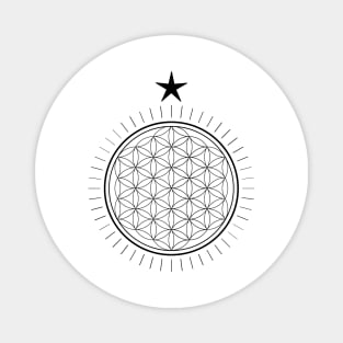 Sacred Geometry the Flower of Life Magnet